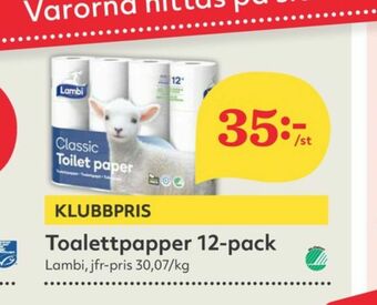 Hemköp Classic Toalettpapper erbjuda