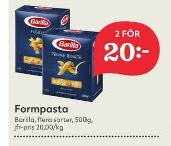 Hemköp Barilla Pasta sorterad erbjuda