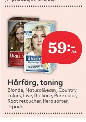 Hemköp Brilliance Hårfärg erbjuda