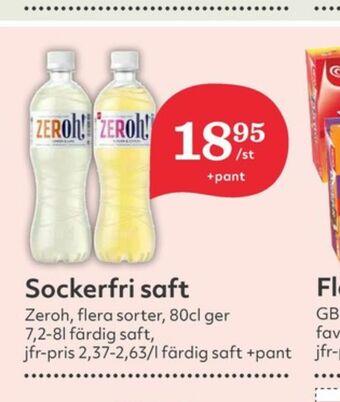 Hemköp Zeroh Lättdryck erbjuda