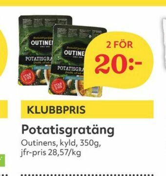 Hemköp Outinen Potatisgratäng erbjuda