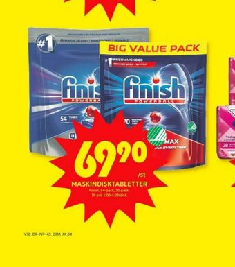 ICA Kvantum Finish Diskmaskintabs erbjuda