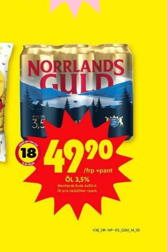 ICA Kvantum Norrlands Guld Öl erbjuda
