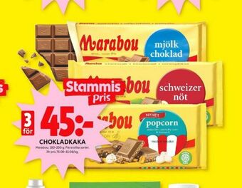 ICA Kvantum Marabou Chokladkaka erbjuda