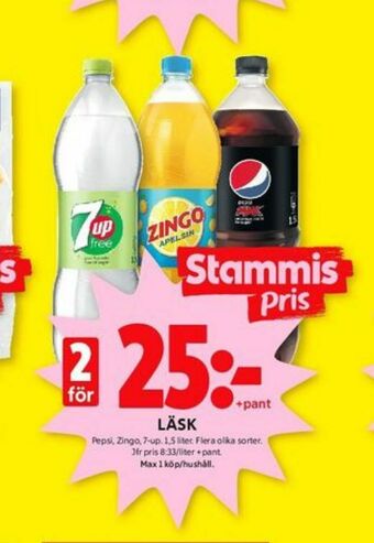 ICA Kvantum Pepsi Läskedryck erbjuda