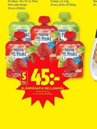 ICA Kvantum Nestlé Barnmat erbjuda
