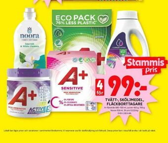 ICA Kvantum A+ Tvättmedel pulver erbjuda