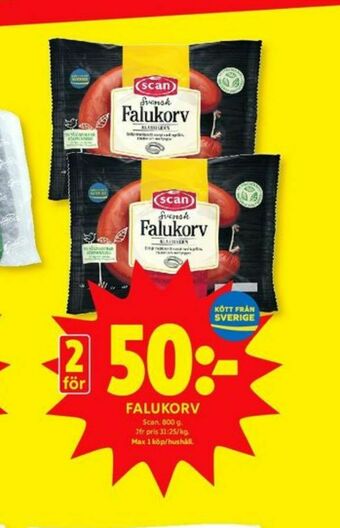 ICA Kvantum Scan Falukorv erbjuda