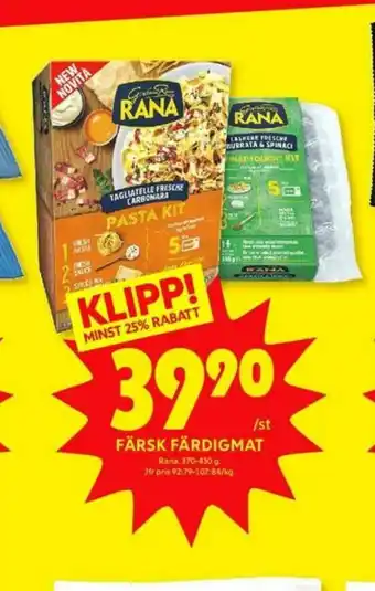 ICA Kvantum Rana Pastarätter erbjuda