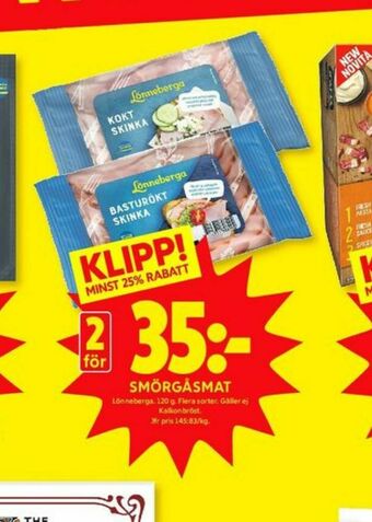 ICA Kvantum Lönneberga Skinka erbjuda