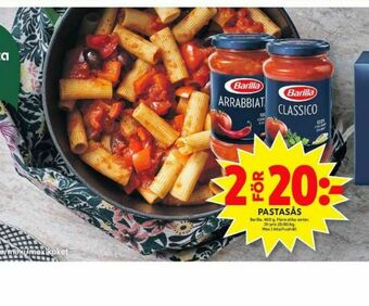 ICA Maxi Barilla Pastasås erbjuda
