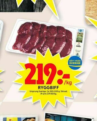 ICA Maxi ICA Ryggbiff erbjuda