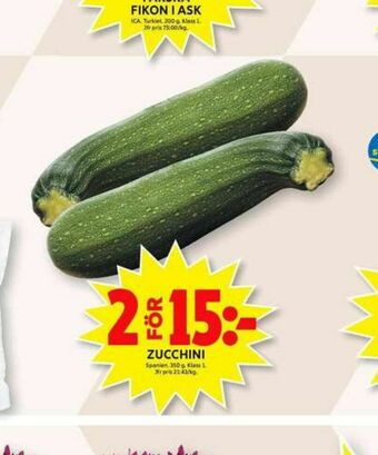 ICA Maxi Zucchini erbjuda