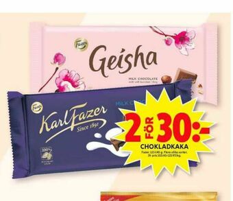 ICA Maxi Karl Fazer Chokladkaka erbjuda