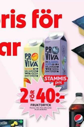 ICA Maxi ProViva Fruktdryck erbjuda
