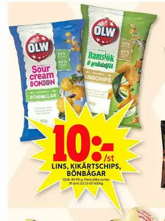 ICA Maxi OLW Snacks erbjuda