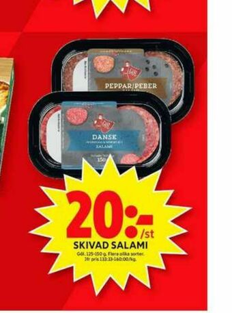 ICA Maxi Gøl Salami erbjuda