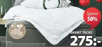 JYSK Varmt täcke erbjuda