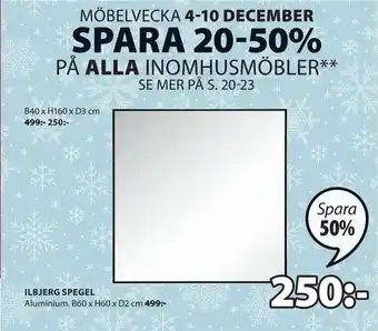 JYSK Ilbjerg spegel erbjuda