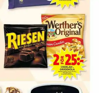 ICA Maxi Werthers Original Godispåsar erbjuda