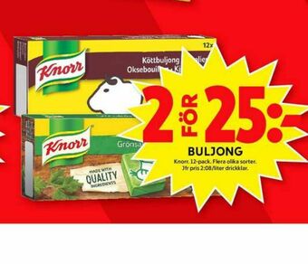 ICA Maxi Knorr Buljongtärningar erbjuda