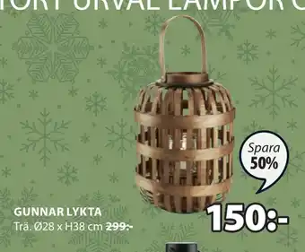JYSK Gunnar lykta erbjuda