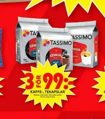 Tassimo Tekapslar
