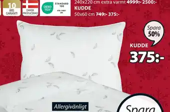 JYSK Kudde erbjuda