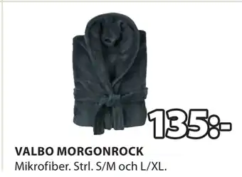 JYSK Valbo morgonrock erbjuda