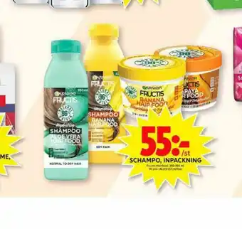 ICA Maxi Fructis Shampoo erbjuda