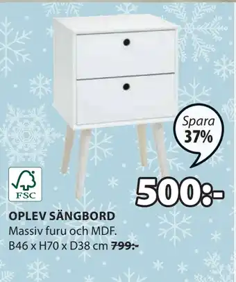 JYSK Oplev sängbord erbjuda