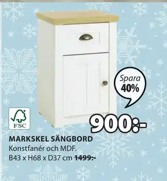 JYSK Markskel sängbord erbjuda