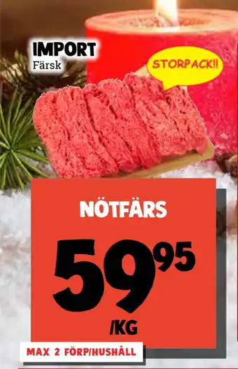 MatArket Nötfärs erbjuda