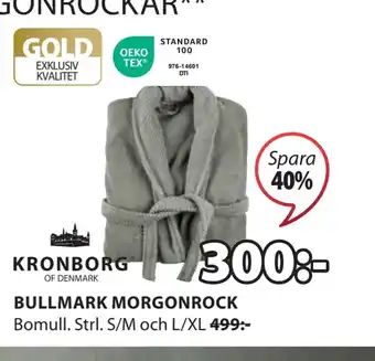 JYSK Bullmark morgonrock erbjuda