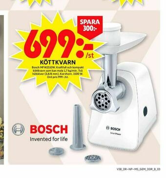 ICA Maxi Bosch Köttkvarn erbjuda