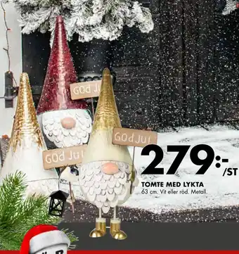 ÖoB Tomte med lykta erbjuda