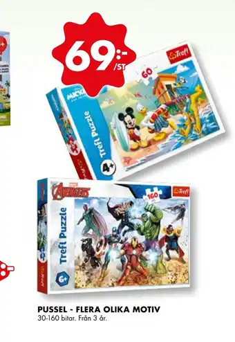ÖoB Pussel - flera olika motiv erbjuda