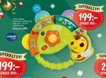 Leklust Vtech baby tamburin erbjuda
