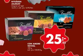 ÖoB Con amore tryffel erbjuda