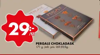 ÖoB Pergale chokladask erbjuda