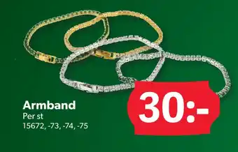 DollarStore Armband erbjuda