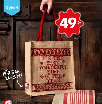 ÖoB Presentpåse erbjuda