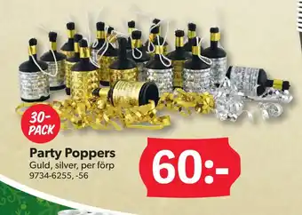 Party poppers