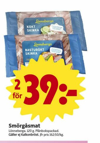 ICA Nära Lönneberga Skinka erbjuda