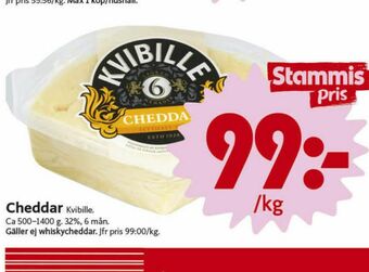 ICA Nära Kvibille Cheddar erbjuda