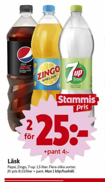 ICA Nära Pepsi Max Läskedryck erbjuda