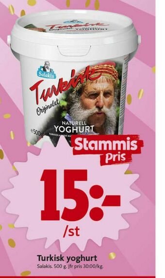 ICA Nära Salakis Yoghurt erbjuda