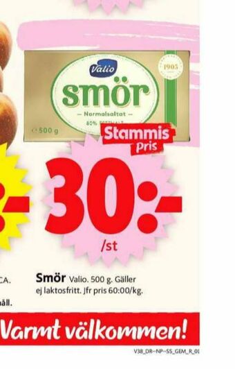 ICA Supermarket Valio Smör erbjuda