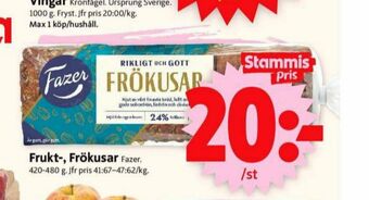 ICA Supermarket Frökusar Matbröd erbjuda