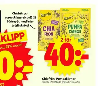ICA Supermarket Risenta Chiafrö erbjuda